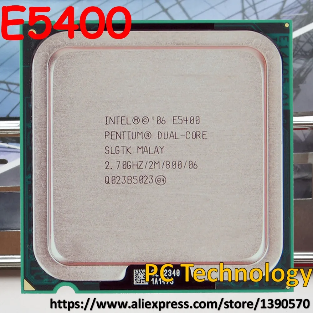 Origina Intel Pentium E5400 Dual Core CPU processor 2.70GHz 2M 800MHz 45nm Free shipping ship out within 1 day