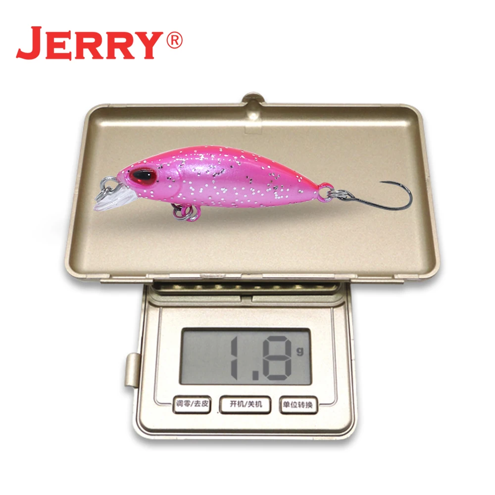 Jerry Diamond Trout Micro Wobbler Crank Fishing Lures Floating Ultralight Stream Area Rock 35mm 1.8g Artificial Bait