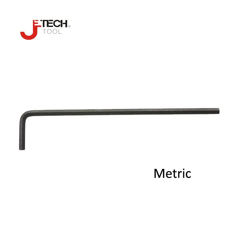 Jetech 1-piece long flat llave universal hex allen key wrench black 1.5mm 2mm 2.5mm 3mm 4mm 5mm 6mm 8mm 10mm 12mm 14mm 17mm 19mm