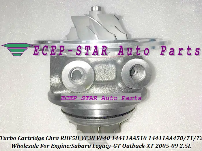 Turbo Cartridge CHRA RHF5H VF40 VF38 VA430083 VB430083 14411-AA510 14411AA511 14411 AA510 14411AA51A AA51A 14411AA471 14411AA472