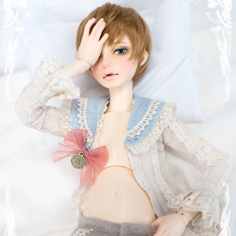 1/4  BJD  Humanoid  Doll   Delicate   Man   Doll  Mika  Free   Eye