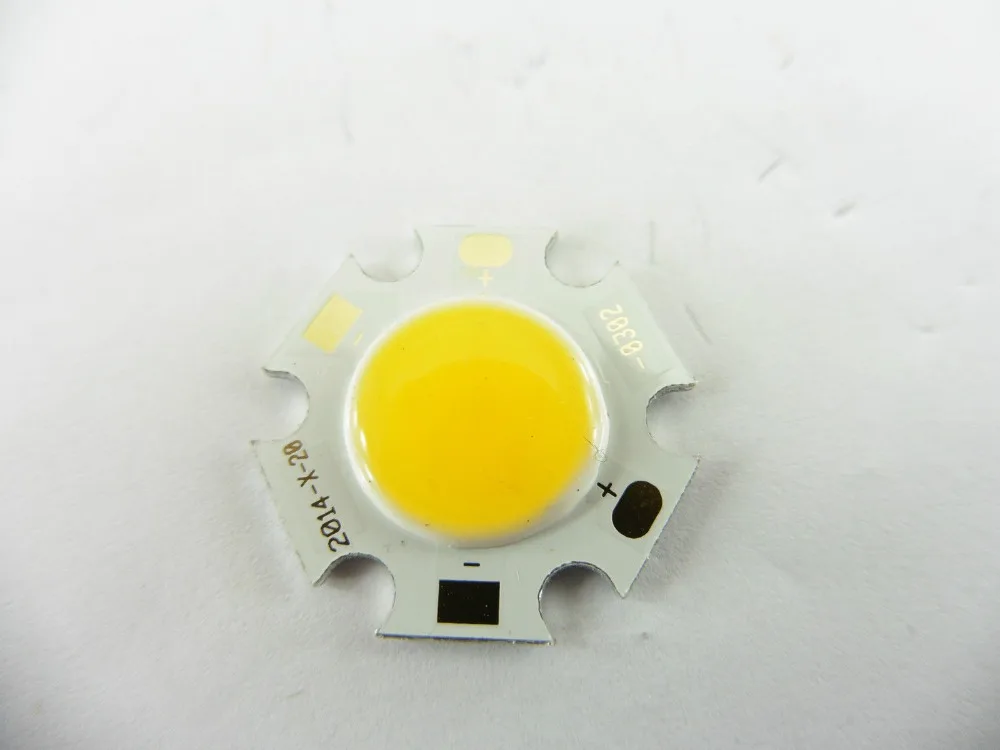 10PCS COB 3W 5W 7W 10W led cob chip 240-1200lm Side 11-20MM Chip On Board Spot Lights bulb spotlight Downlight  LED COB LIGHTING