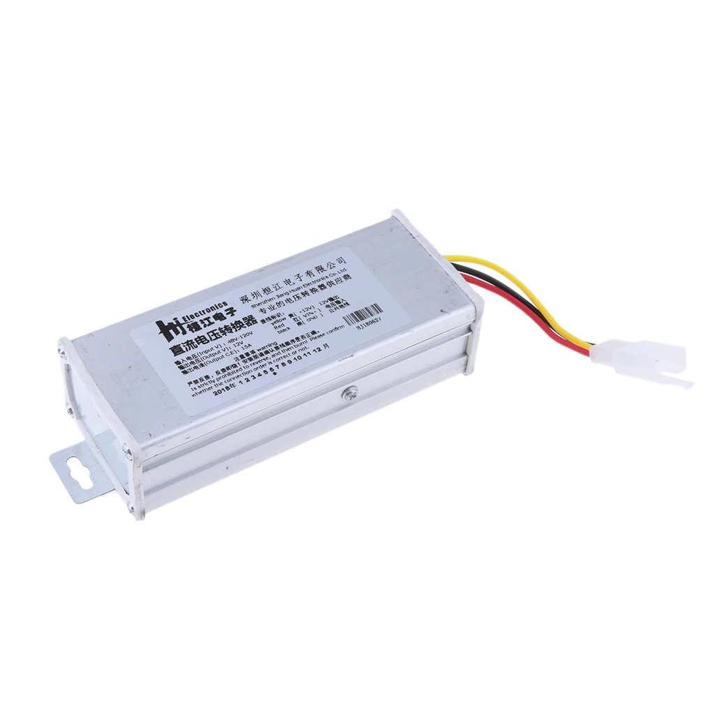 DC-DC 48V-120V zu 12V 15A Buck Converter Spannung Regler Step Down Netzteil Modul Auto/fahrzeug LED