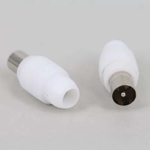 FM Atenna Male to Female PAL TV RF Coxial Connector Adapter Plug new