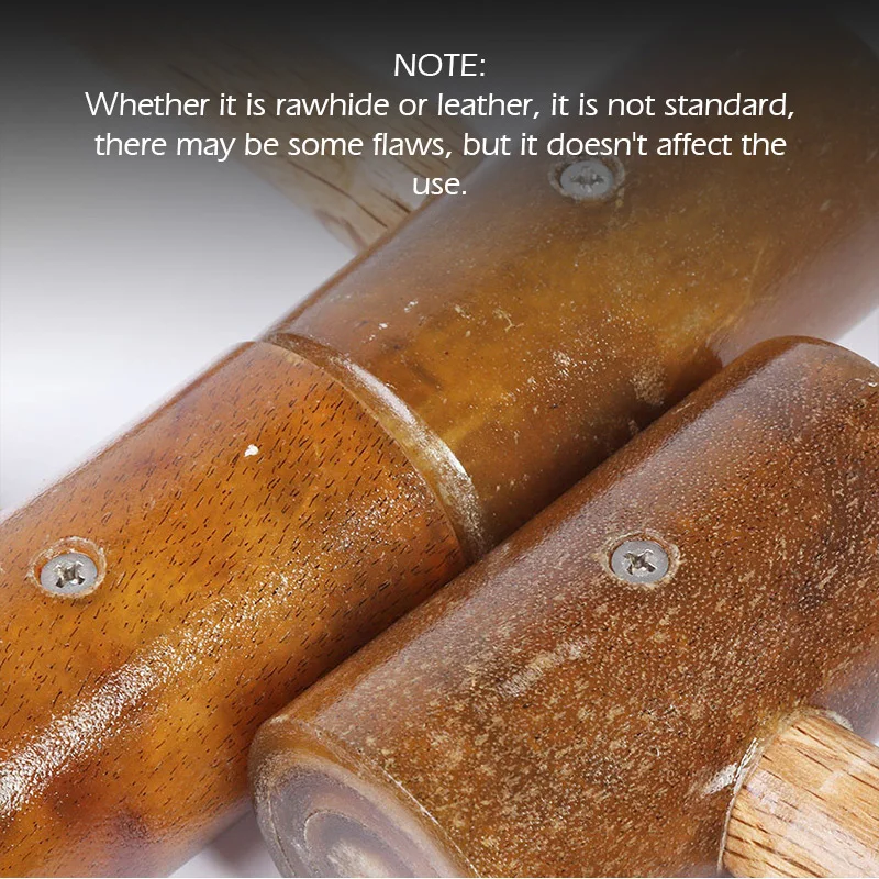 مطرقة جلدية من Wuta-Cowhide-Head مطرقة جلدية ، ختم المجوهرات ، أداة حرفية للعمال ، سعة تخزين جيدة ، 48-42 ،