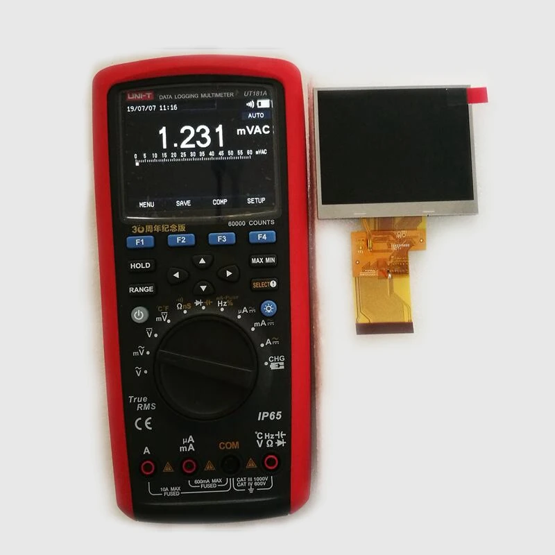 UNI-T Original LCD Screen For Substituting Multimeter UT181A Screen *1PC