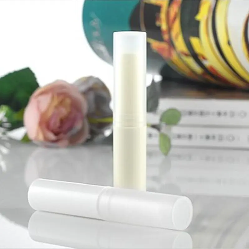 10pcs/lot New Popular 4g Korean PP Lipstick Tube Hot Cosmetic Packaging Lip Balm Tube DIY Empty Lipstick Tube Containers Bottles