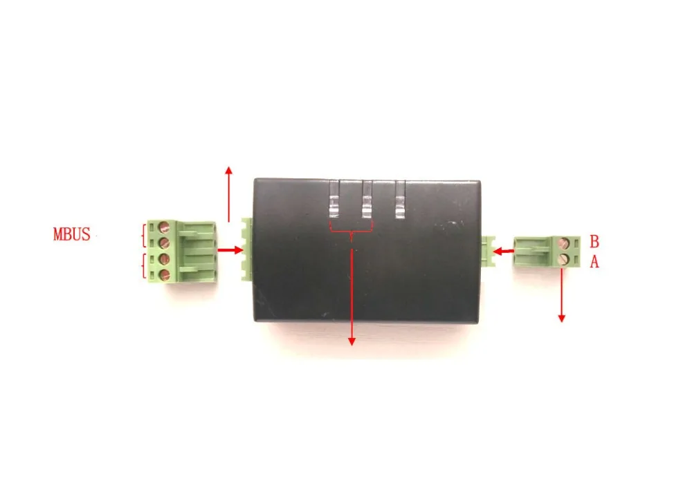 Modulo di comunicazione convertitore Master da RS485 a MBUS RS 485 a MBUS Slave f/controllo intelligente/debug del contatore dell'acqua di calore energetico