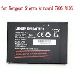 3.8V 2930mAh W-7 Battery For Netgear Sierra Aircard 790S 810S Wireless Router Rechargeable Batteries
