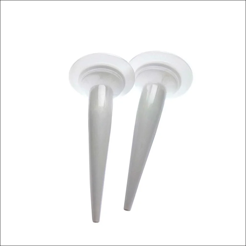 2PC Manual Tube Caulking Cartridge Gun Plastic Tip