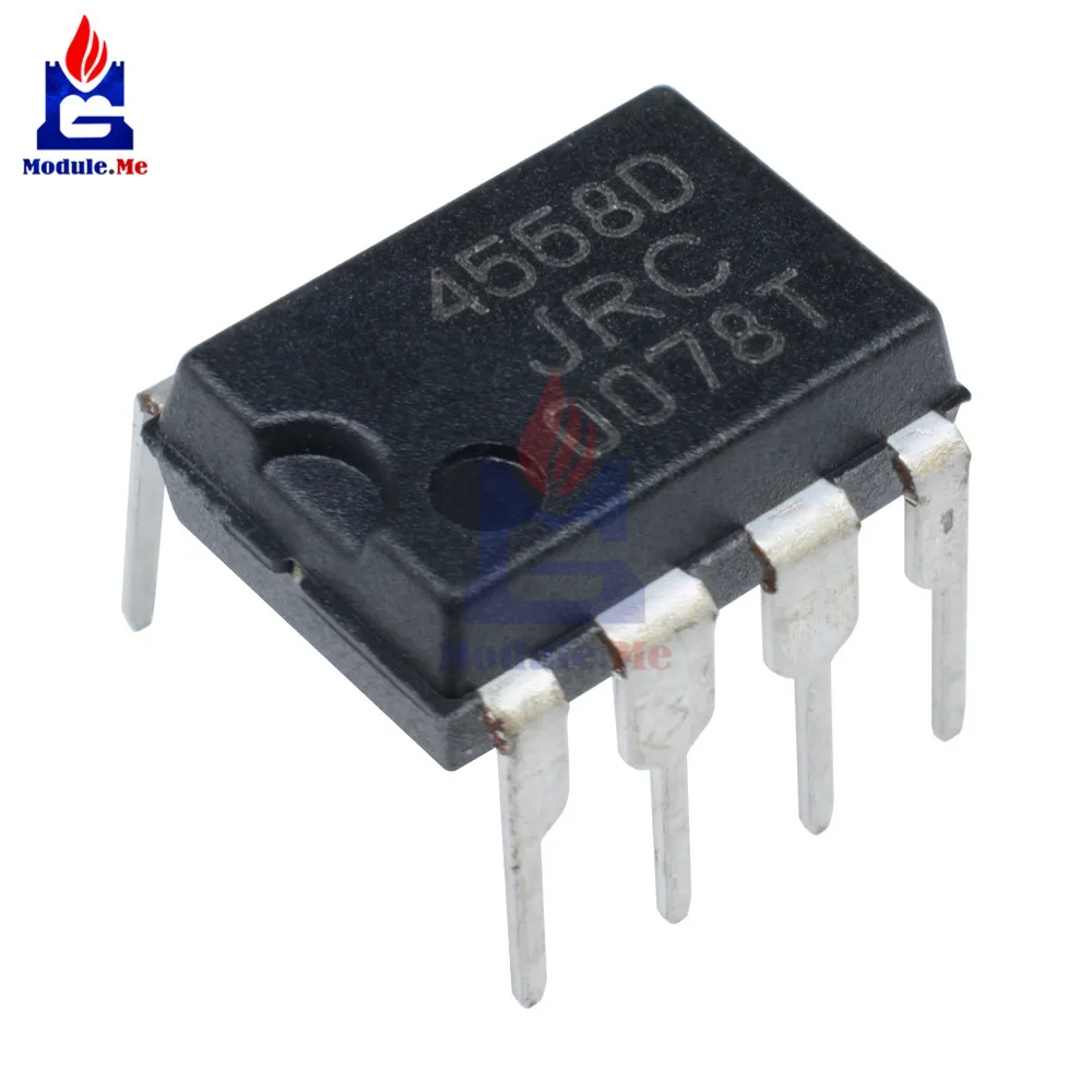 5 PCS/Lot IC Chips JRC4558 4558 4558D JRC4558D DIP-8 Original Integrate Circuits