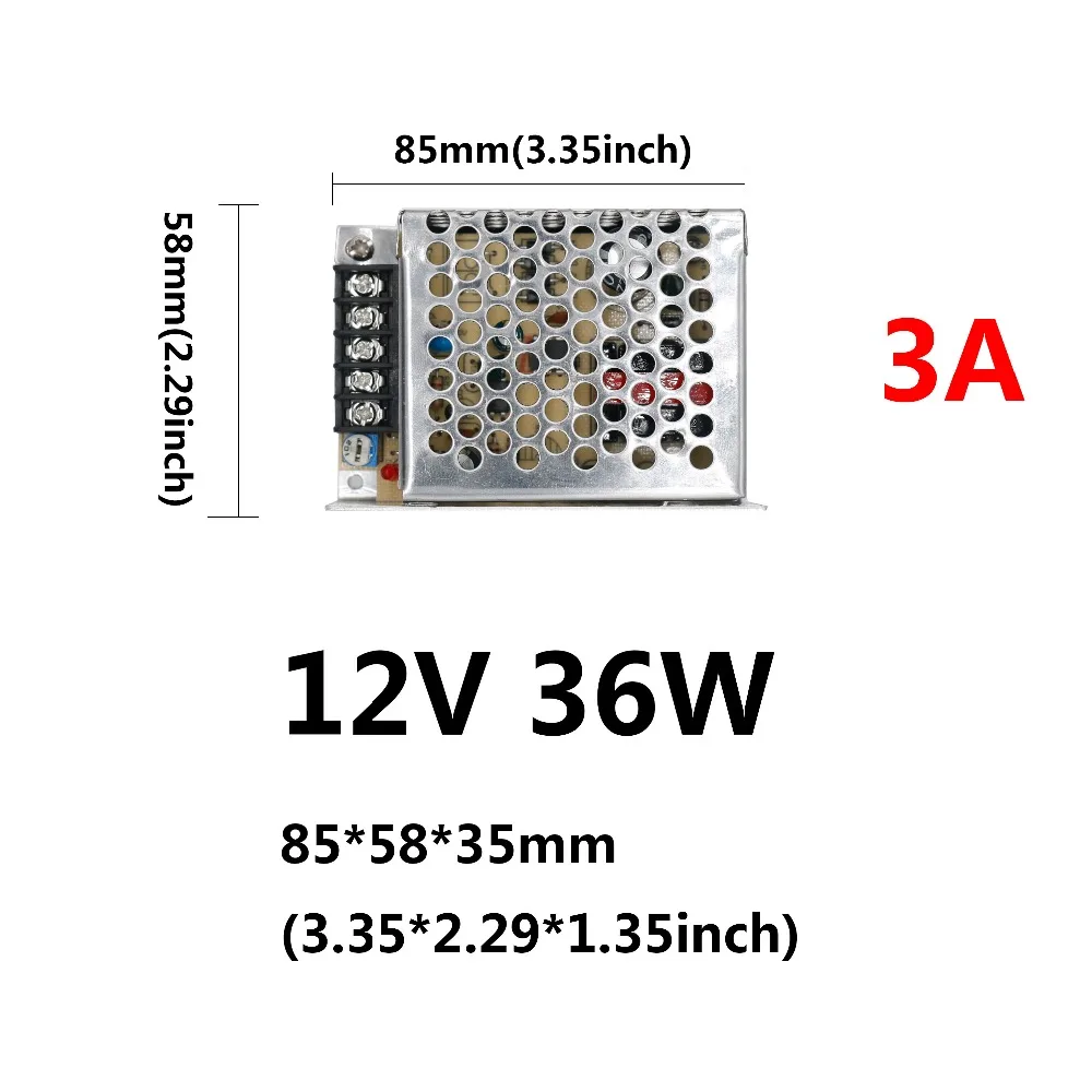 LED-Treiber 220V bis 12V 12W/15W/24W/25W/36W/60W/80W/120W/W für Spannungs regelungs licht transformatoren