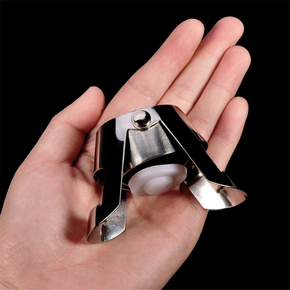 1pc Wine Bottle Pourer Stopper Portable Stainless Latches Champagne Sparkling Sealer Bar Wine Plug Liquor Spirit Flow Wine