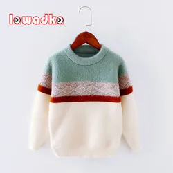 Lawadka Winter Warm Thick Kid Boys Sweater Children's Clothes Soft Boy For Sweaters Fashion Kids Clothing Suitable for 8Years