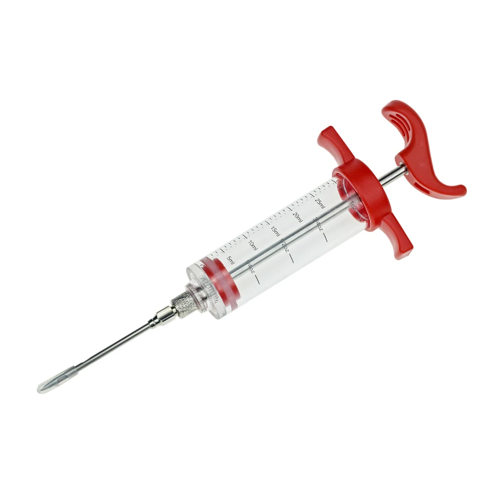 MOSEKO BBQ Meat Syringe Marinade Injector Poultry Turkey Chicken Flavor Syringe Cooking Sauce Injection Tool Kitchen Accessories