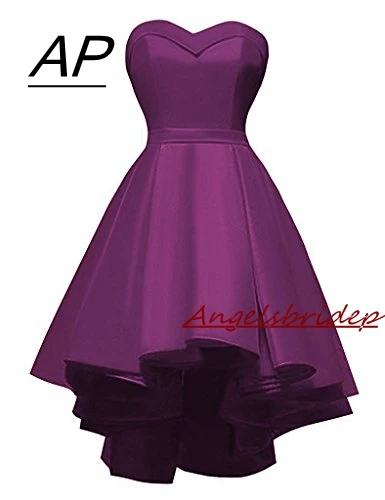 

Luxury High Low Mini Homecoming Dresses Summer Style Satin Special Occasion 8th Grade Graduation Dresses Vestido De Formatura