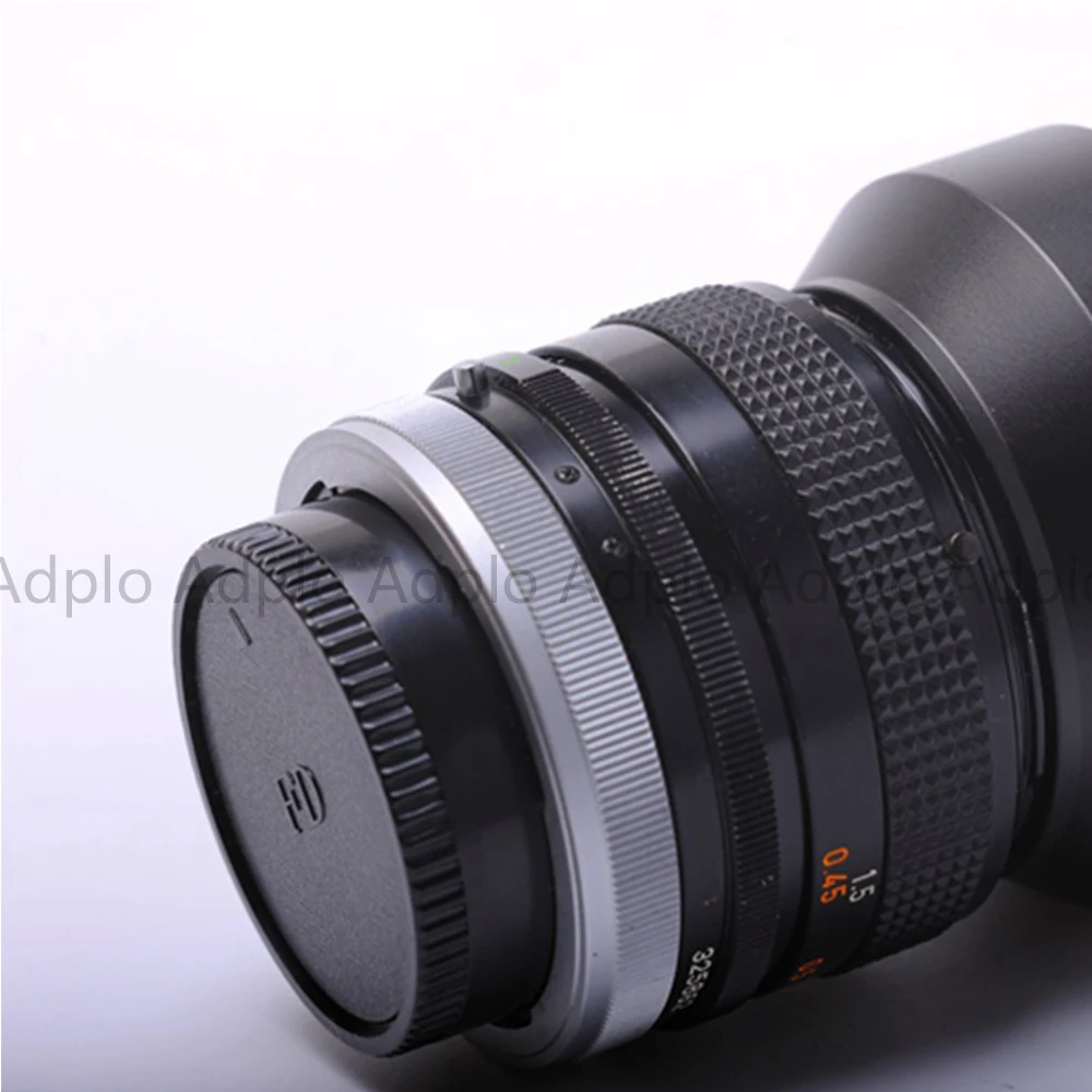 ADPLO 2 PCS สำหรับ FD เลนส์ด้านหลังสำหรับ CANON FD กล้องและเลนส์ป้องกัน AV-1 AL-1 F1 T50 T70 AE-1