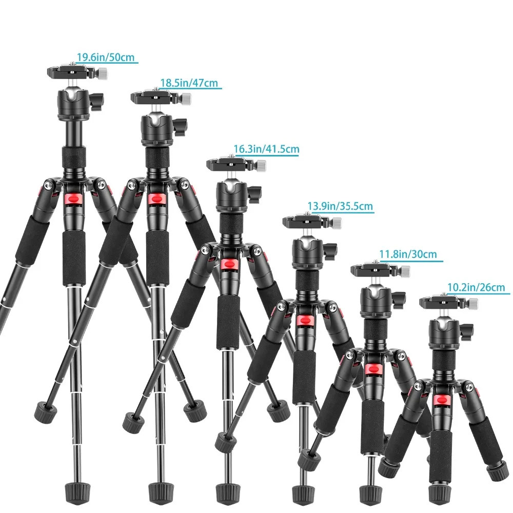 NEEWER Mini Tripod for Camera with 360° Ball Head Aluminum Alloy 20\