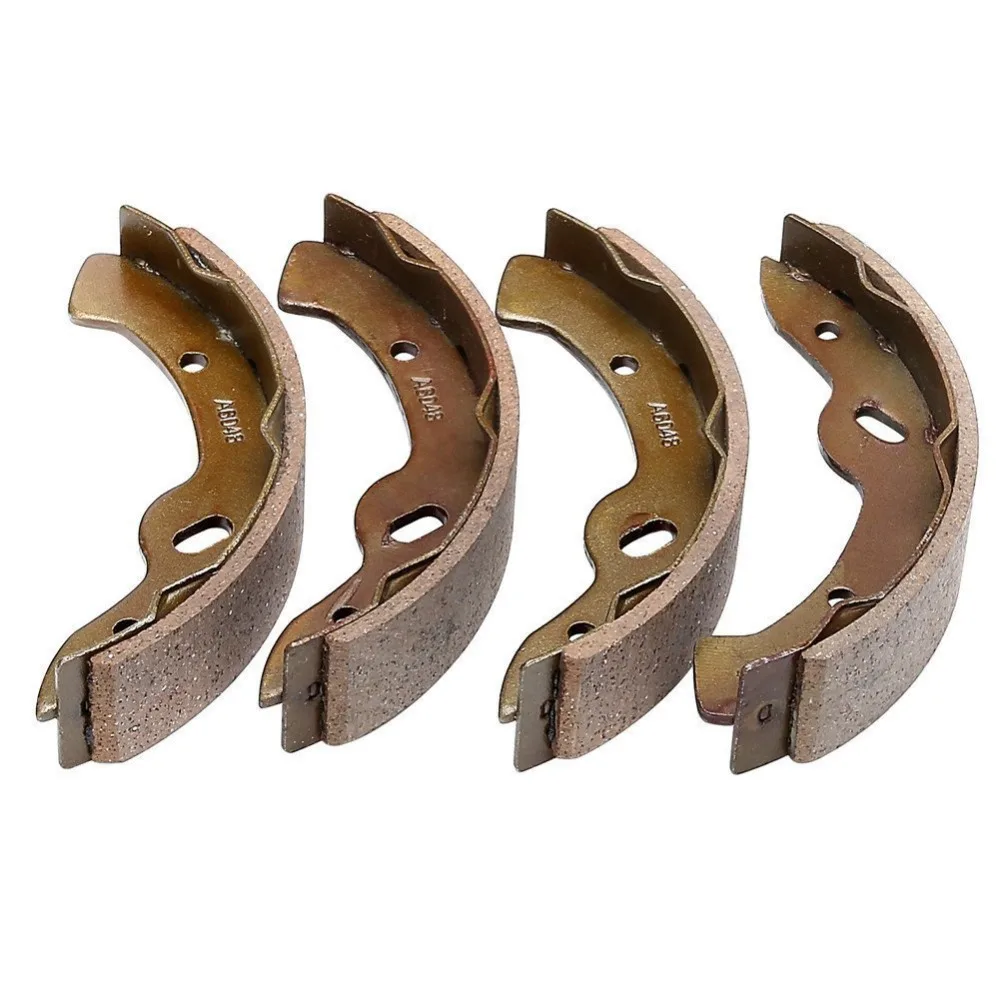 Brake Shoes, Set of 4, Fits E-Z-Go Medalist/TXT 97+, Workhorse 96+, Yamaha G2-G22 94-06