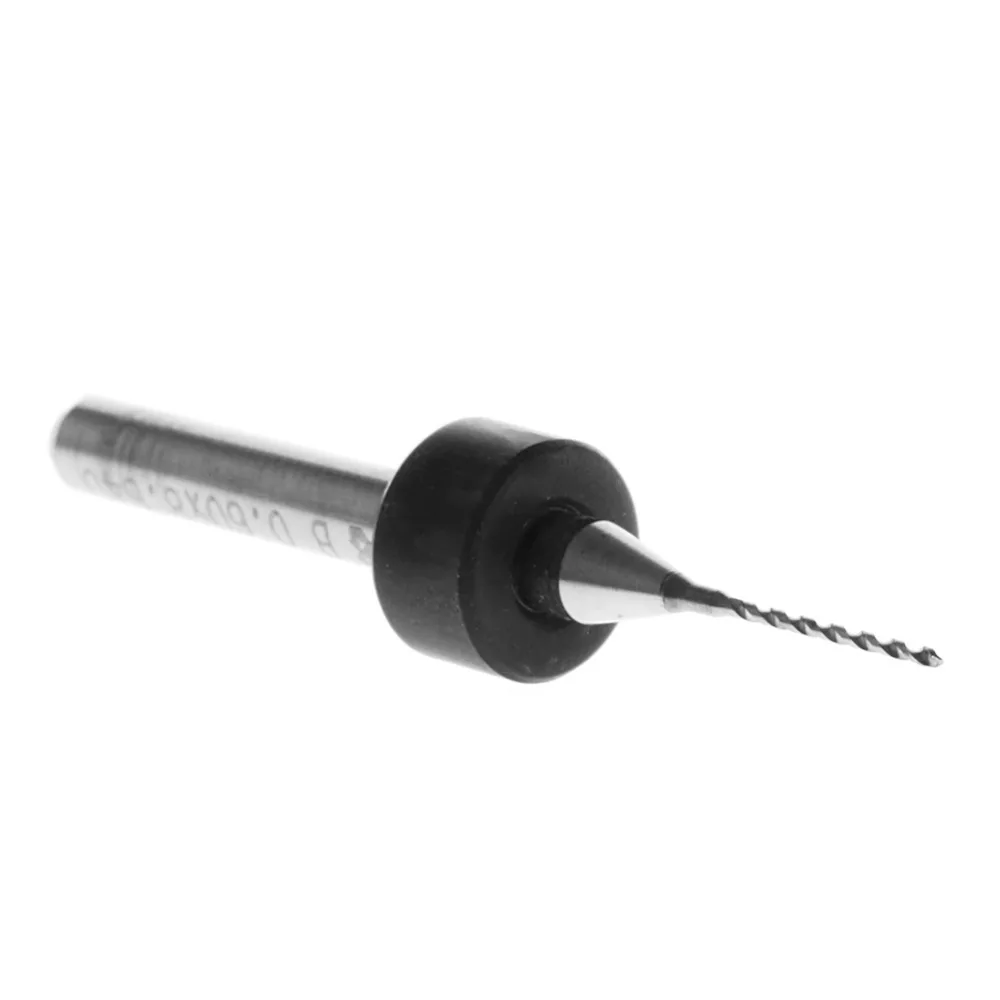 Para brocas de carburo de tungsteno, 10 piezas, 0,6mm, Punta 1/8, vástago, espiral, Micro PCB, promoción