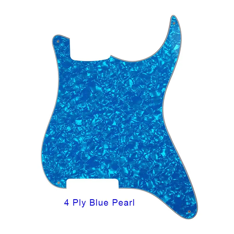 Feiman Custom Guitar Parts 4 Holes Pickguard Blanks Material With Real Aluminum Foil Shield For Strat Style Guitar Strat Custom