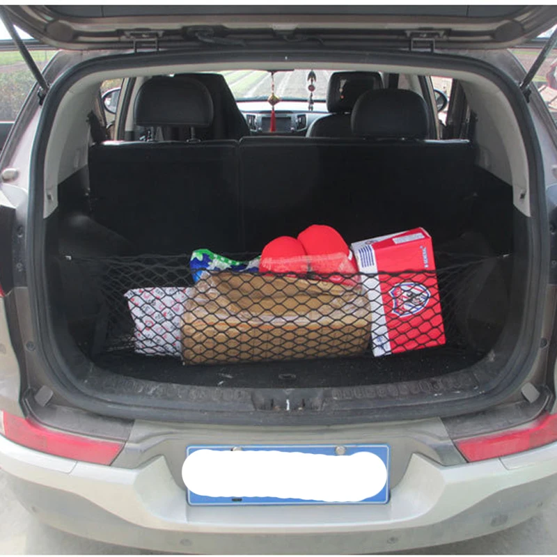 HOT New Car Nylon Elastic Mesh Net Car hatchback Rear Luggage Cargo Trunk Storage Organizer