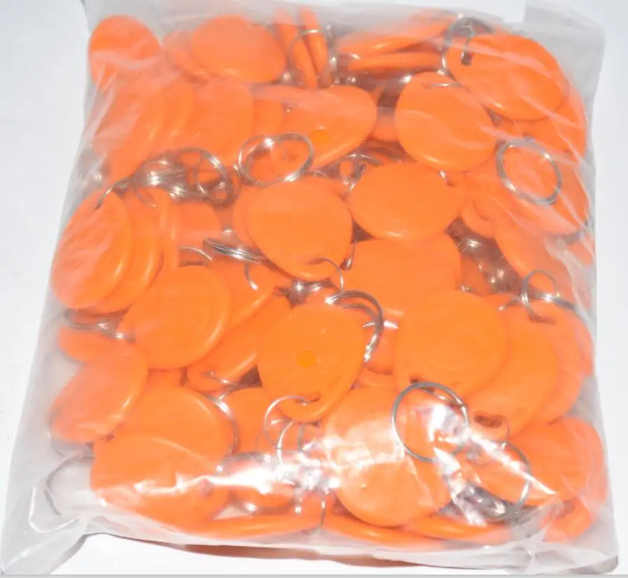 

100pcs 125khz Keychains RFID Proximity ID Card Token Tags Key Keyfobs for RFID keypad fingerprint reader door lock