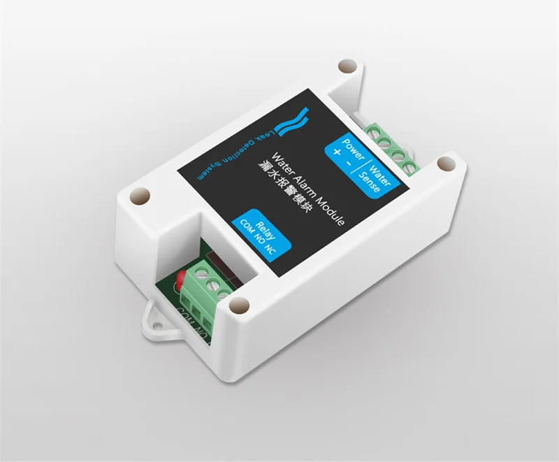Regolatore di allarme perdite d'acqua cucina canale acqua garage modulo di rilevamento immersione acqua serbatoio di pesce allarme livello acqua completo