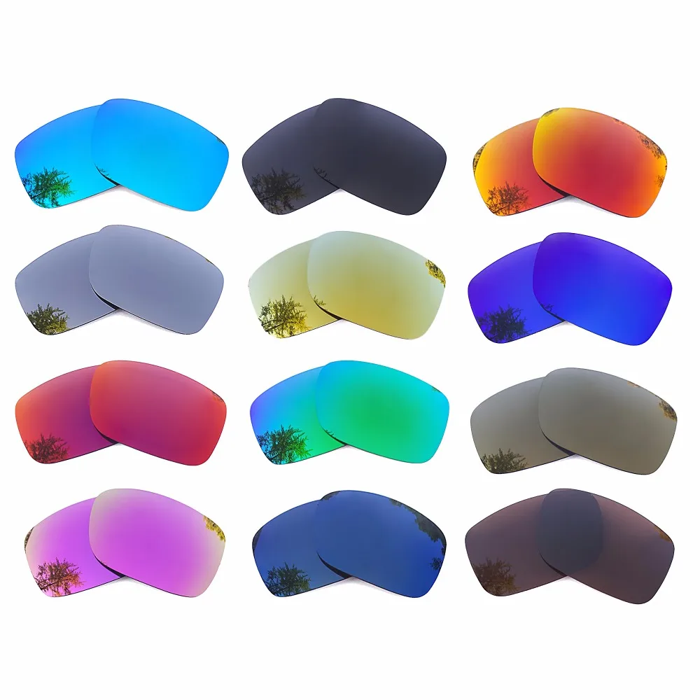 Lentes de repuesto polarizadas PAZZERBY para gafas de sol Oakley Crankshaft, montura 100% UVA y UVB, múltiples opciones