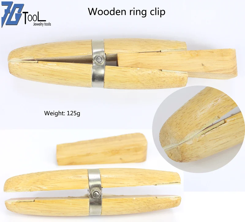 

Wood Ring Clamp Jewelers Holder Jewelry Making Hand Tool Benchwork Professional