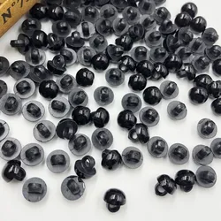 50/100pcs 8 millimetri Acrilico Fungo Nero Bottoni Con Gambo di Plastica Bottone Decorativo Negro FAI DA TE Per Cucire Eye Per Le Bambole gli Occhi del giocattolo di PT254