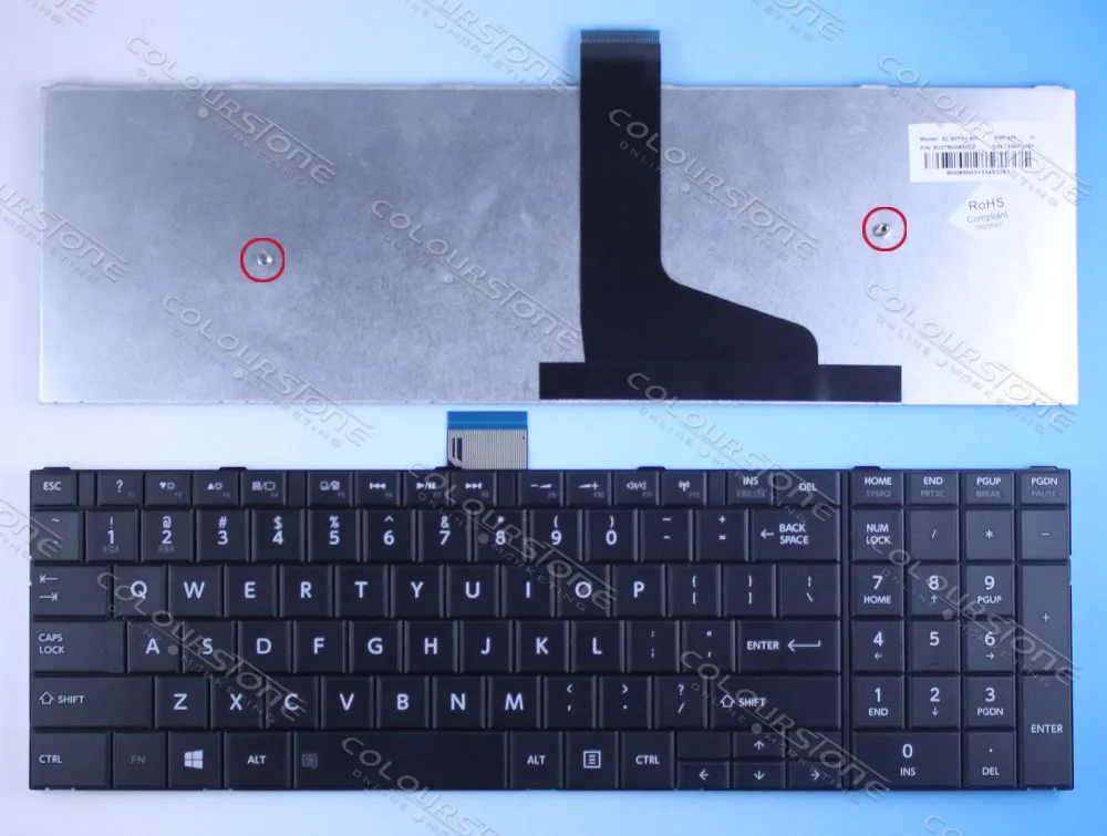 

New model Genuine Laptop Keyboard for toshiba satellite C55 C55T C55D C55-A C55-D C50 C50D C50-A Series US black