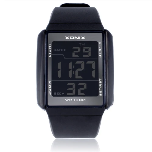 Imagen 2 del producto Relojes deportivos XONIX para hombre, resistente al agua, 100m, diversión al aire libre, reloj Digital multifunción, reloj de pulsera LED para nadar y correr, reloj para hombre