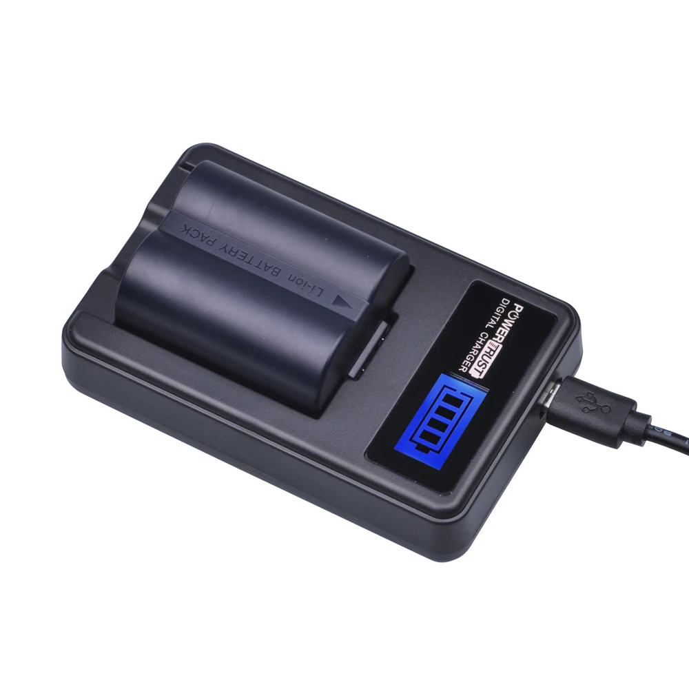 PowerTrust 1Pc CGA-S006 CGR CGA S006E S006A S006 Battery + LCD USB Charger for Panasonic DMC FZ7 FZ8 FZ18 FZ28 FZ30 FZ35 Camera