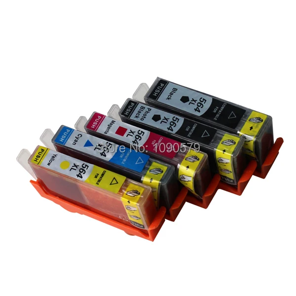 5 Color compatible Ink Cartridge for HP564 Deskjet 3070A 6510 B109a B109n B110a B209a 3520 4620 5520 5514 5510