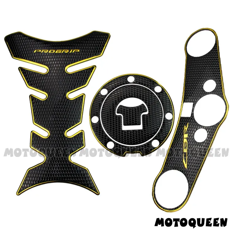3D Motorcycle Tank Pad Plate Fork Protector Decals Stickers for Honda CBR 600RR CBR600RR F5 07 08 09 10 11 12 13 14 15 16 17
