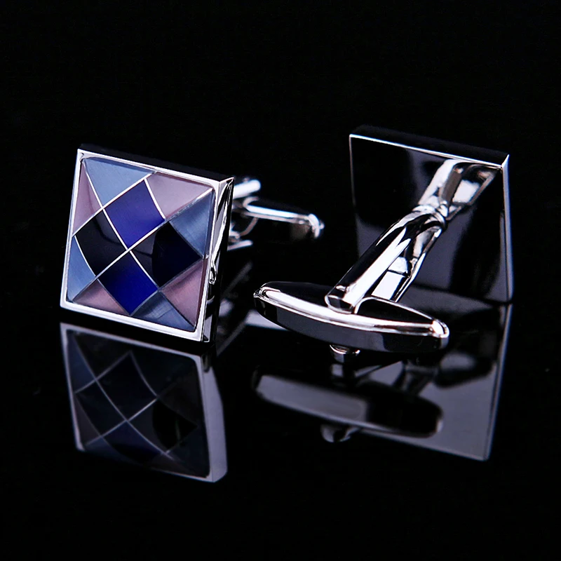 KFLK Jewelry shirt Fashion cufflinks for mens Brand Colorful Cuff link Button High Quality Luxury Wedding Groom guests