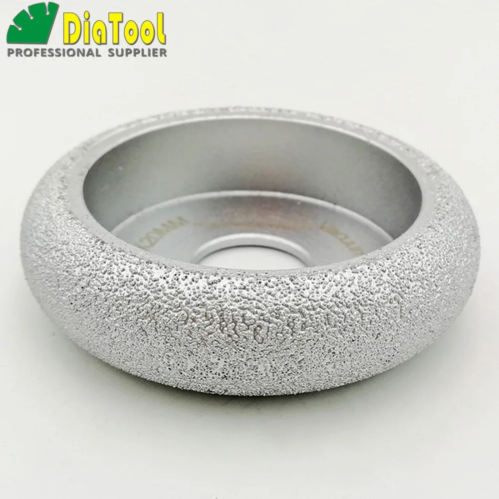 

SHDIATOOL Vacuum Brazed Diamond Convex Grinding Wheel 75mmx20MM for Marble Granite and Quartz Profile Wheel