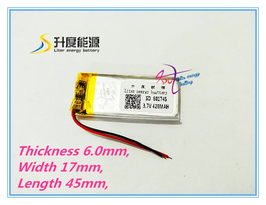 best battery brand 601745 061745 3.7V tablet battery Battery GPS MP3 MP4 battery small toys