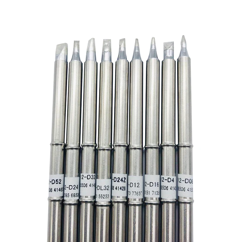 T12 D Series Soldering Solder Iron Tips T12 Series Iron Tip For Hakko FX951 STC AND STM32 OLED Electric Soldering Iron