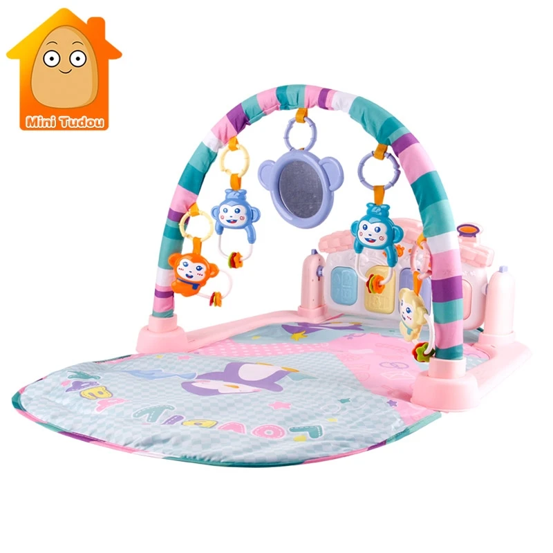 

3 in 1 Educational Toys Baby Play Mat Kids Rug Educational Puzzle Carpet With Piano Keyboard And Cute Animal Playmat Baby Gym