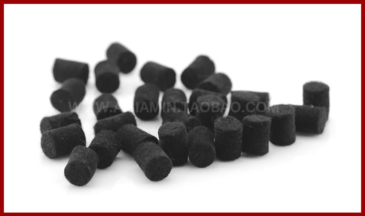 50 pcs Saxophone Bumper Felts Repair Parts Sax Accessories black colour