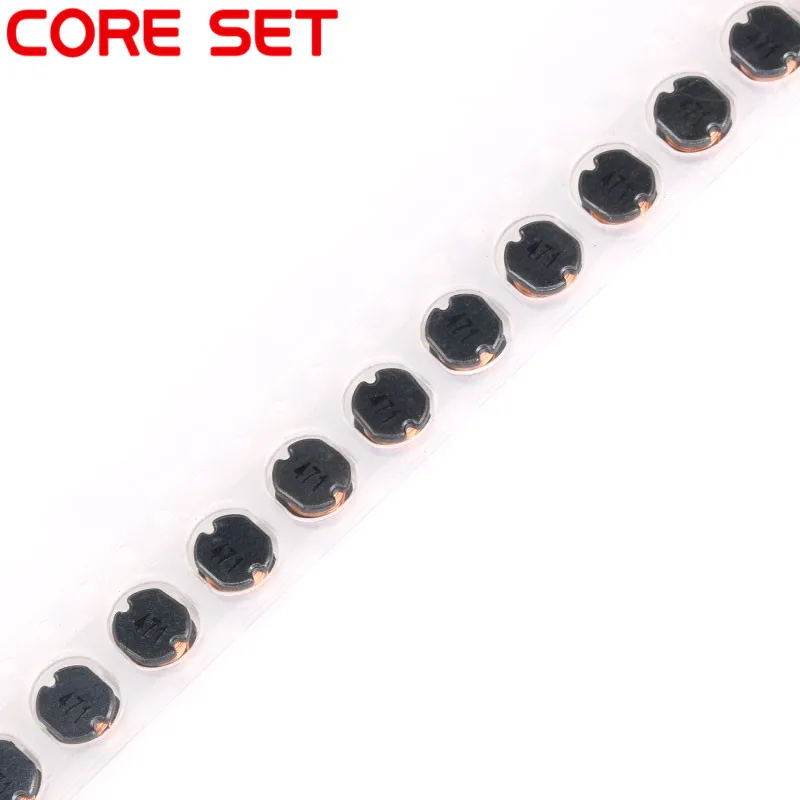 Kit surtido de Inductores de potencia CD75 SMD, Chip de alta calidad, de 13 valores, 2.2UH-470UH, 65 Uds.