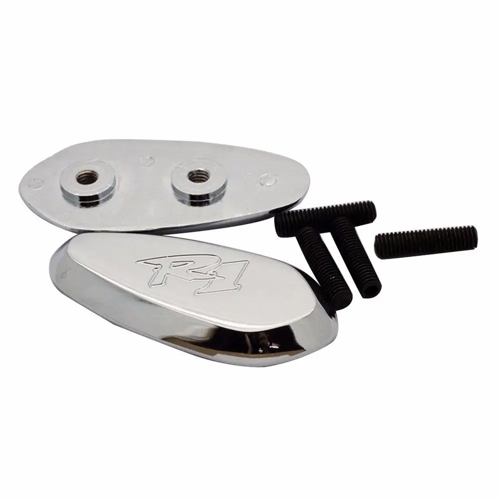 Motorcycle accessories CNC Aluminium R1 Mirror Base Plates for Yamaha YZF R1 YZF-R1 2000-2008