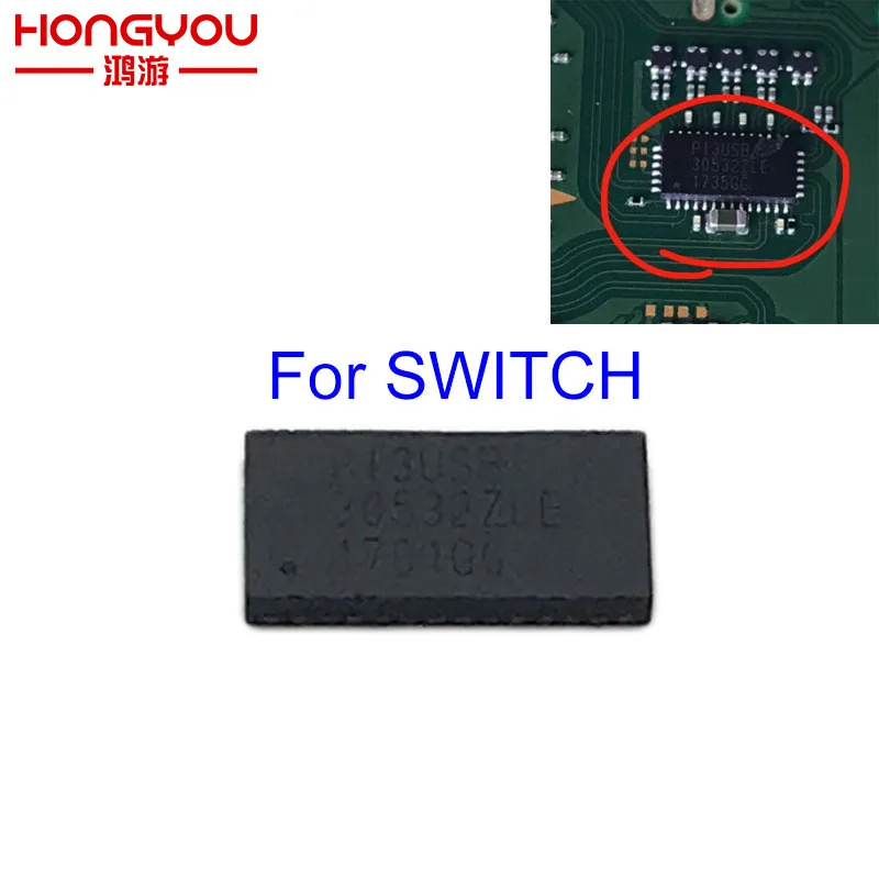 original new replacement for nintendo switch NS console motherboard ic chip p13usb PI3USB