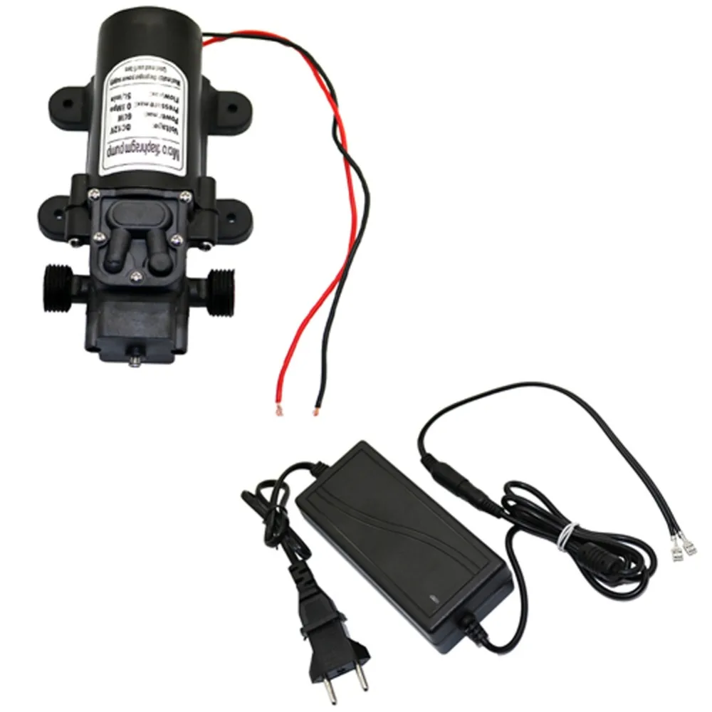 المهنية الكهربائية 12 فولت تيار مستمر مضخة 1/2 بوصة الزراعية النازع نقل مضخة غسيل السيارات سقي الحجاب الحاجز مضخة ذاتية التحضير