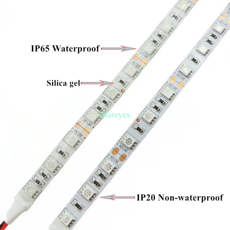 100 Pcs SMD 5050 5m LED Strip Growth Phyto Lamp Full Spectrum LED Fitolampy Grow Light For Greenhouse Hydroponic plant box tent