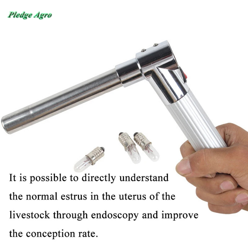 Endoscope Sheep Cattle Veterinary Instruments Artificial Insemination Examine Portable Tools Farming Veterinaria Farm Animals