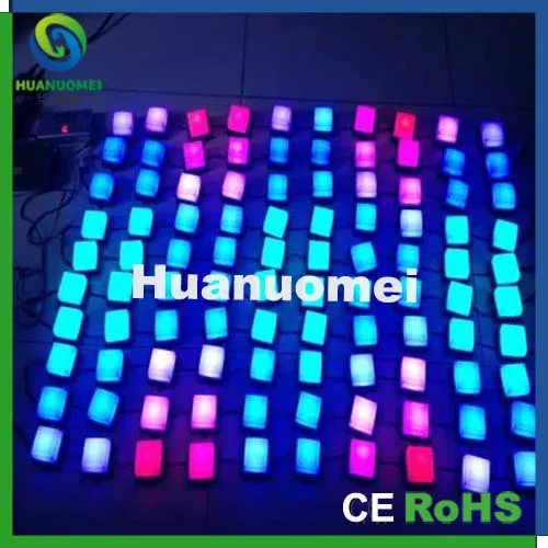 1000PCS D50mm Square UCS1903 Digital LED Pixel Light 5050 SMD RGB 24V 7LEDs/PCS Waterproof Outdoor Module Christams Decorations