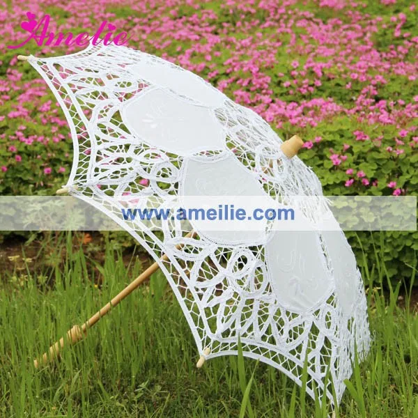 Free Shipping Wedding Party Baby Shower Decoration Small Children Lace Umbrella Parasols